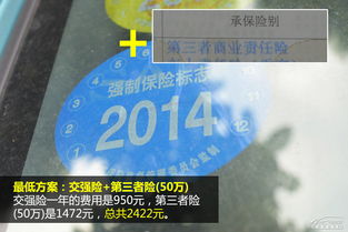 汽车交强险买多少