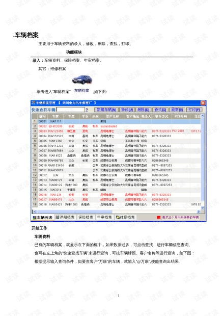 汽车维修手册收费多少